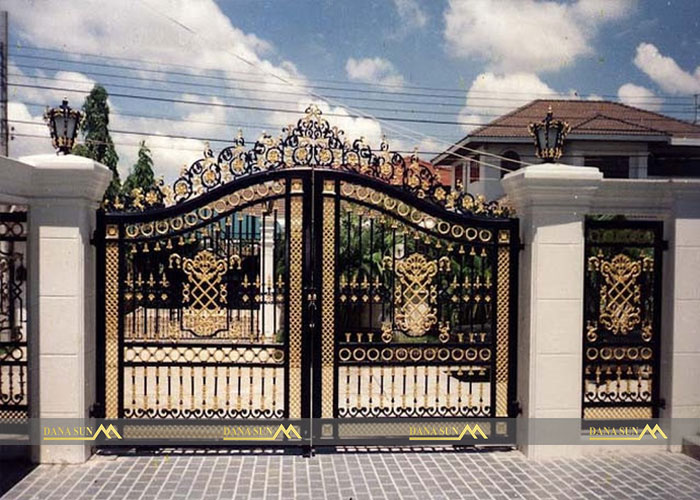 Các mẫu cổng nhà đẹp ở nông thôn thiết kế đơn giản tiết kiệm chi phí